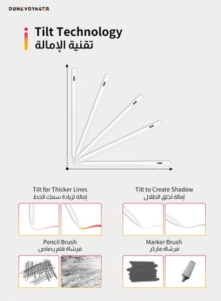 قلم رقمي نشط Active Digital Stylus Pen Pencil Pro الجيل الثاني لقلم iPad مع شحن سريع ودقة عالية، أقلام رقمية متطورة للرسم والكتابة، مع وظيفة مقاومة لمسات راحة اليد. قلم نشط متوافق مع أجهزة Apple iPad (2018-2024) بما في ذلك iPad Pro بحجم 11/12.9 بوصة، وiPad الجيل 10/9/8/7/6، وiPad Air الجيل 5/4/3، وiPad Mini الجيل 5/6/7. أبيض - view 5